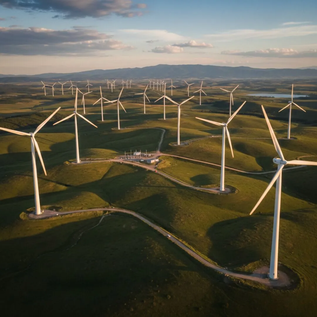 UNS Wind Enerji saha ekibi rüzgar türbini bakım çalışması sırasında