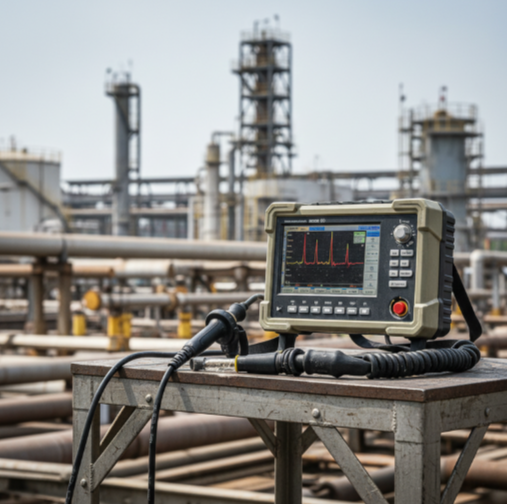 Ultrasonik test NDT muayene kontrol cihazı