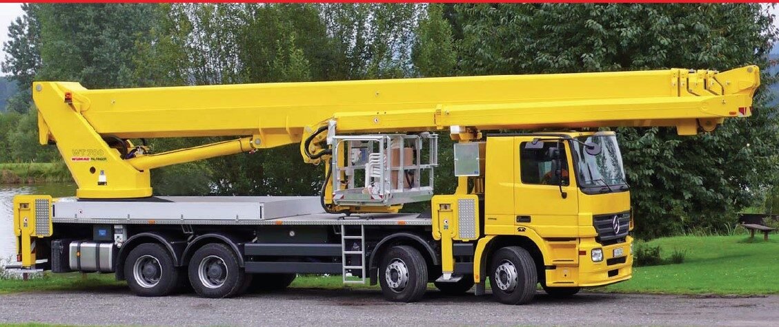 Wumag WT 700 Sepetli Vinç 70 metre çalışma yüksekliği